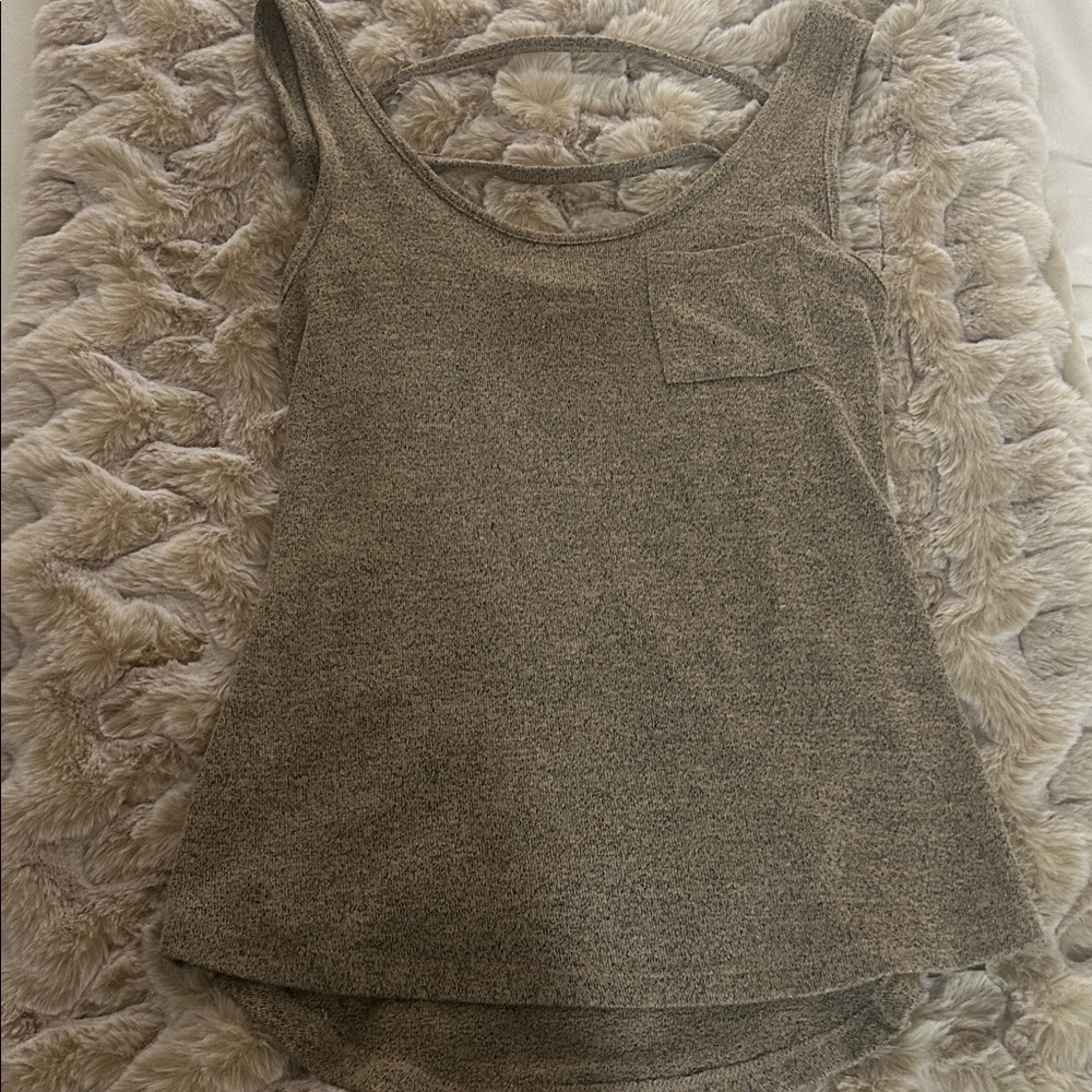 Bar III Tan Tank Top